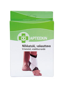 APTEEKKI nilkkatuki vakauttava XL 1 kpl, musta-valkoinen