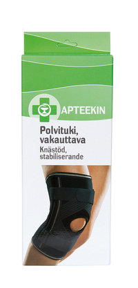 APTEEKKI polvituki vakauttava L 1 kpl, musta