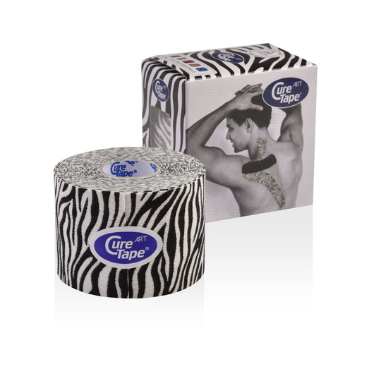 Curetape Kinesioteippi zebra 5m x 5cm 1 kpl