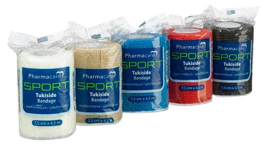 Pharmacare tukiside sport 7,5cmx4,5m 10 kpl