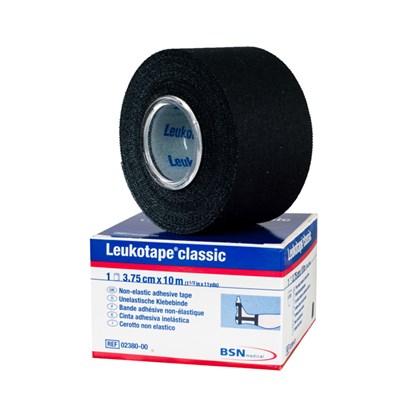 Leukotape Classic musta 3,75cmx10m 1 rll